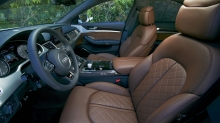 Audi S8 TFSI, Ауди С8, передний ряд, салон, интерьер